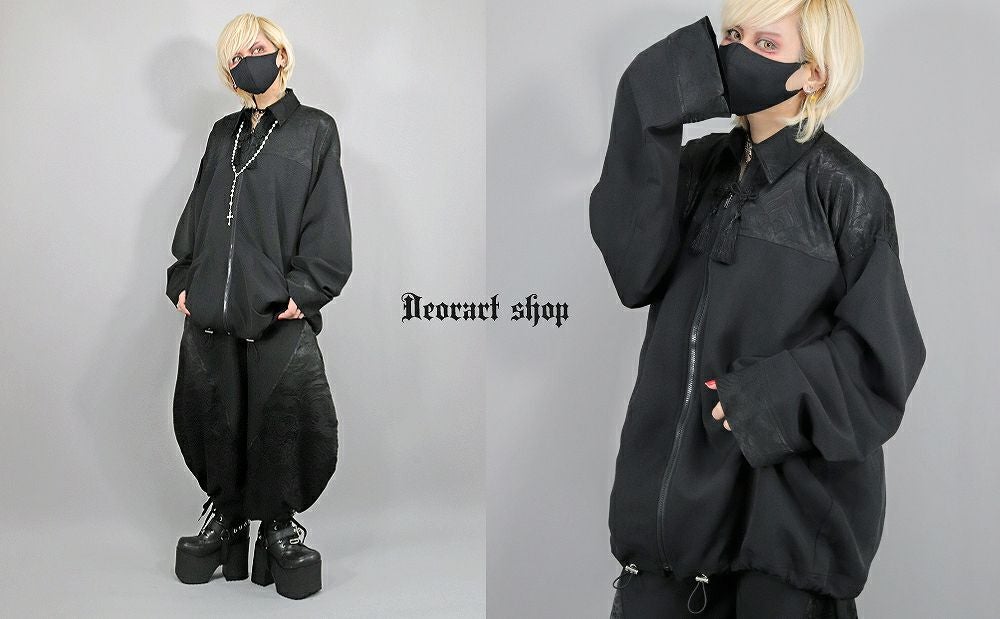 Deorart,ディオラート,モード,ゴシック,中華柄,新中式,チャイナコーデ,サイバー,セットアップ,パンツ,バルーンパンツ,カンフーパンツ,ランタンパンツ,ファッション,和装,妖怪,着物風,V系,ヴィジュアル系,大人,ライブ,ファッション,衣装,メンズ,レディス,通販,Vkei,anime,goth,emo,fashion,japan,kimono,Jrock