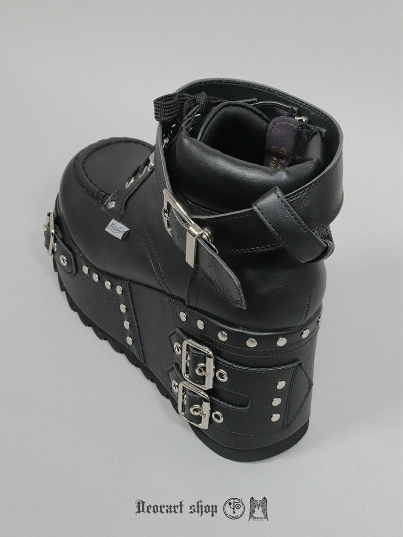 Deorart,ディオラート,厚底ブーツ,ブーツ,原宿系ファッション,ベルト付,通販,20代,30代,40代,V系ファッション,秋冬,レディース,メンズ