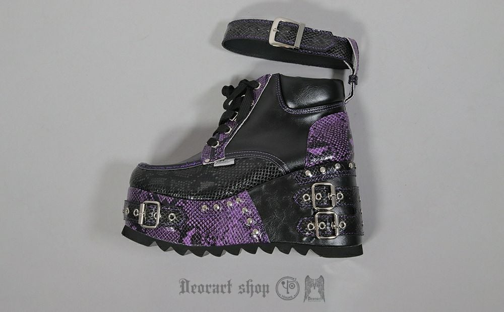 Deorart,ディオラート,厚底ブーツ,ブーツ,原宿系ファッション,ベルト付,通販,20代,30代,40代,V系ファッション,秋冬,レディース,メンズ