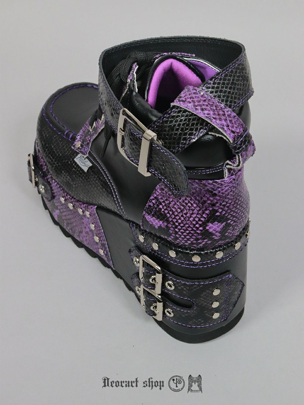 Deorart,ディオラート,厚底ブーツ,ブーツ,原宿系ファッション,ベルト付,通販,20代,30代,40代,V系ファッション,秋冬,レディース,メンズ