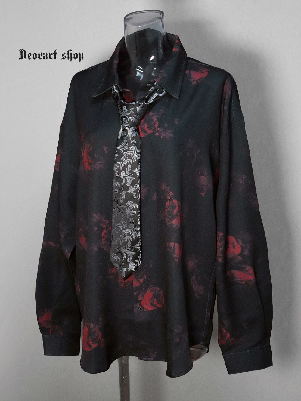 Deorart,ディオラート,ネクタイ,古着風,和柄,チャイナ柄,中華,和風,メンズ,レディス,ゴシックコーデ,マフィア,衣装,コスプレ,通販,