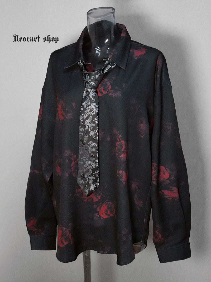 Deorart,ディオラート,ネクタイ,古着風,和柄,チャイナ柄,中華,和風,メンズ,レディス,ゴシックコーデ,マフィア,衣装,コスプレ,通販,