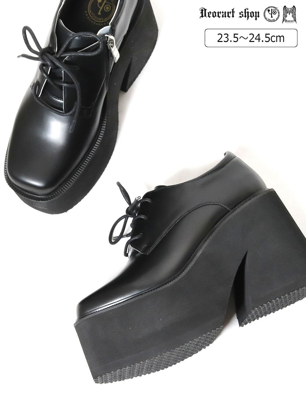 Deorart,ディオラート,通販,黒,ブラック,ローファー,シューズ,厚底ブーツ,ショートブーツ,かっこいい,かわいい,レディース,ゴシックファッション,V系ファッション,地雷系女子,歩きやすい,疲れにくい