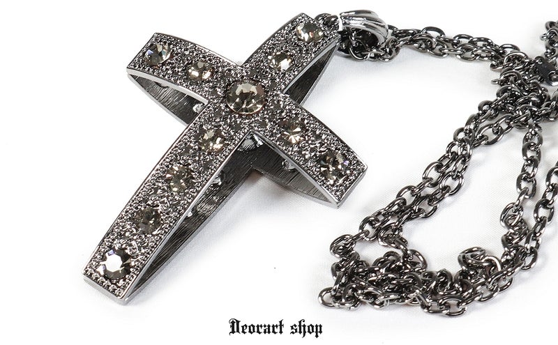 Deorart,ディオラート,ゴシック,ゴスパン,ハート,トランプ,十字架,ネックレス,ビッグサイズ,大きい,エクソシスト,バンド,ホスト,地雷系,プレゼント,メンズ,レディス,お揃い,アクセサリー