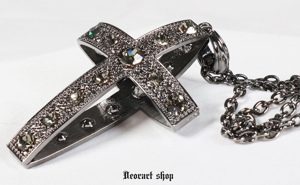 Deorart,ディオラート,ゴシック,ゴスパン,ハート,トランプ,十字架,ネックレス,ビッグサイズ,大きい,エクソシスト,バンド,ホスト,地雷系,プレゼント,メンズ,レディス,お揃い,アクセサリー