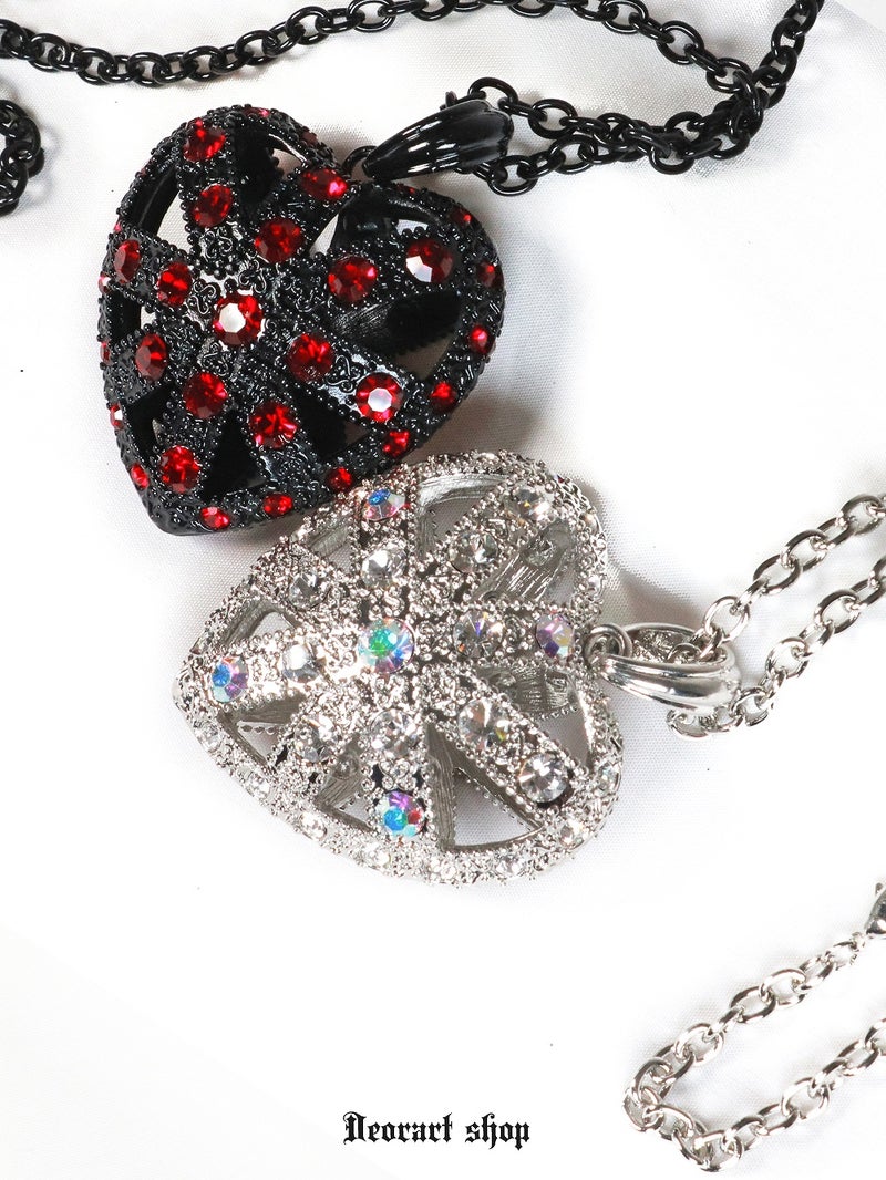 Deorart,ディオラート,ゴシック,ゴスパン,ハート,トランプ,十字架,ネックレス,ビッグサイズ,大きい,エクソシスト,バンド,ホスト,地雷系,プレゼント,メンズ,レディス,お揃い,アクセサリー