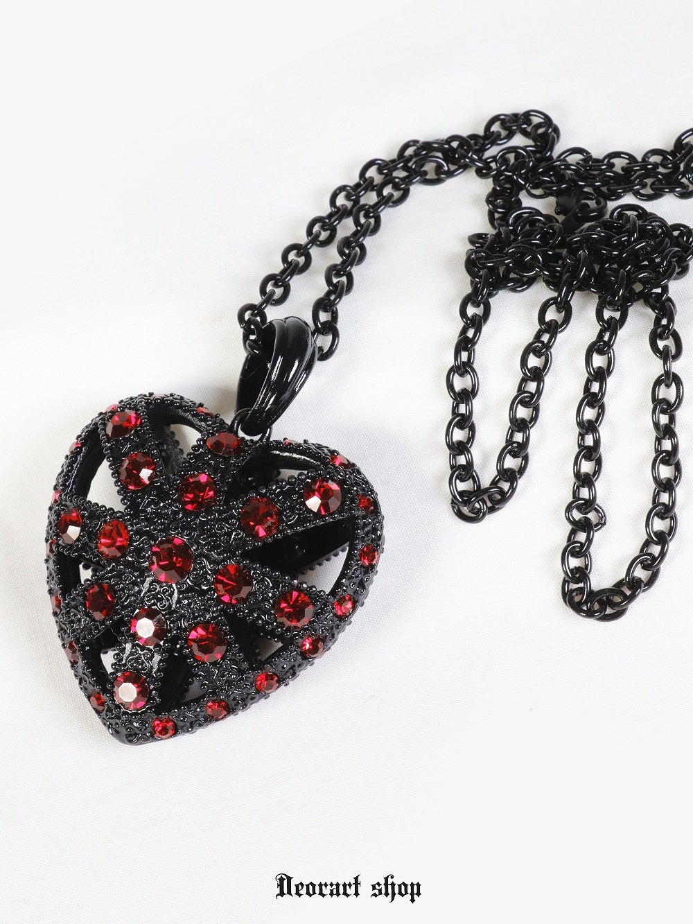 Deorart,ディオラート,ゴシック,ゴスパン,ハート,トランプ,十字架,ネックレス,ビッグサイズ,大きい,エクソシスト,バンド,ホスト,地雷系,プレゼント,メンズ,レディス,お揃い,アクセサリー