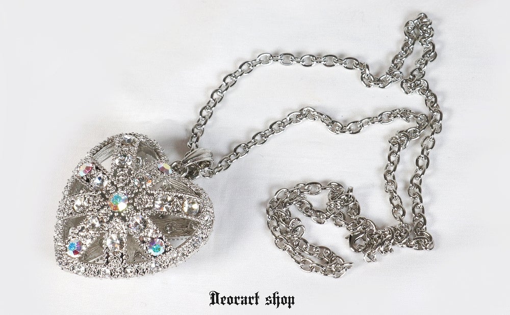 Deorart,ディオラート,ゴシック,ゴスパン,ハート,トランプ,十字架,ネックレス,ビッグサイズ,大きい,エクソシスト,バンド,ホスト,地雷系,プレゼント,メンズ,レディス,お揃い,アクセサリー