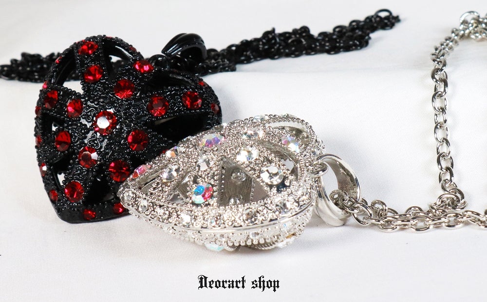 Deorart,ディオラート,ゴシック,ゴスパン,ハート,トランプ,十字架,ネックレス,ビッグサイズ,大きい,エクソシスト,バンド,ホスト,地雷系,プレゼント,メンズ,レディス,お揃い,アクセサリー
