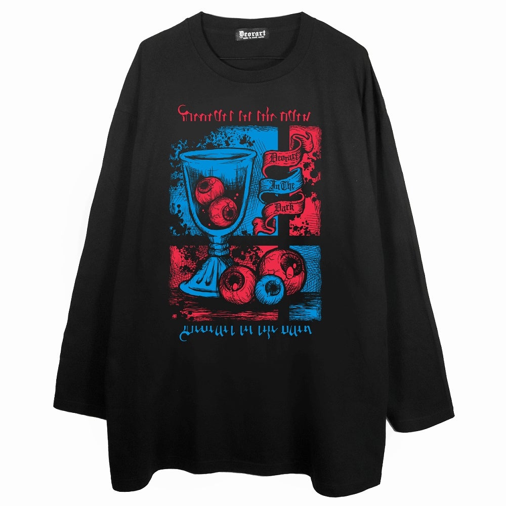 Deorart,ディオラート,通販,ゴシック,オカルト,Tシャツ,ロンT,目玉,眼球,ゴスパン,ホラー,地雷系,オーバーサイズ,ビッグT,メンズ,レディス,通販,ファッション,サブカル,ブランド