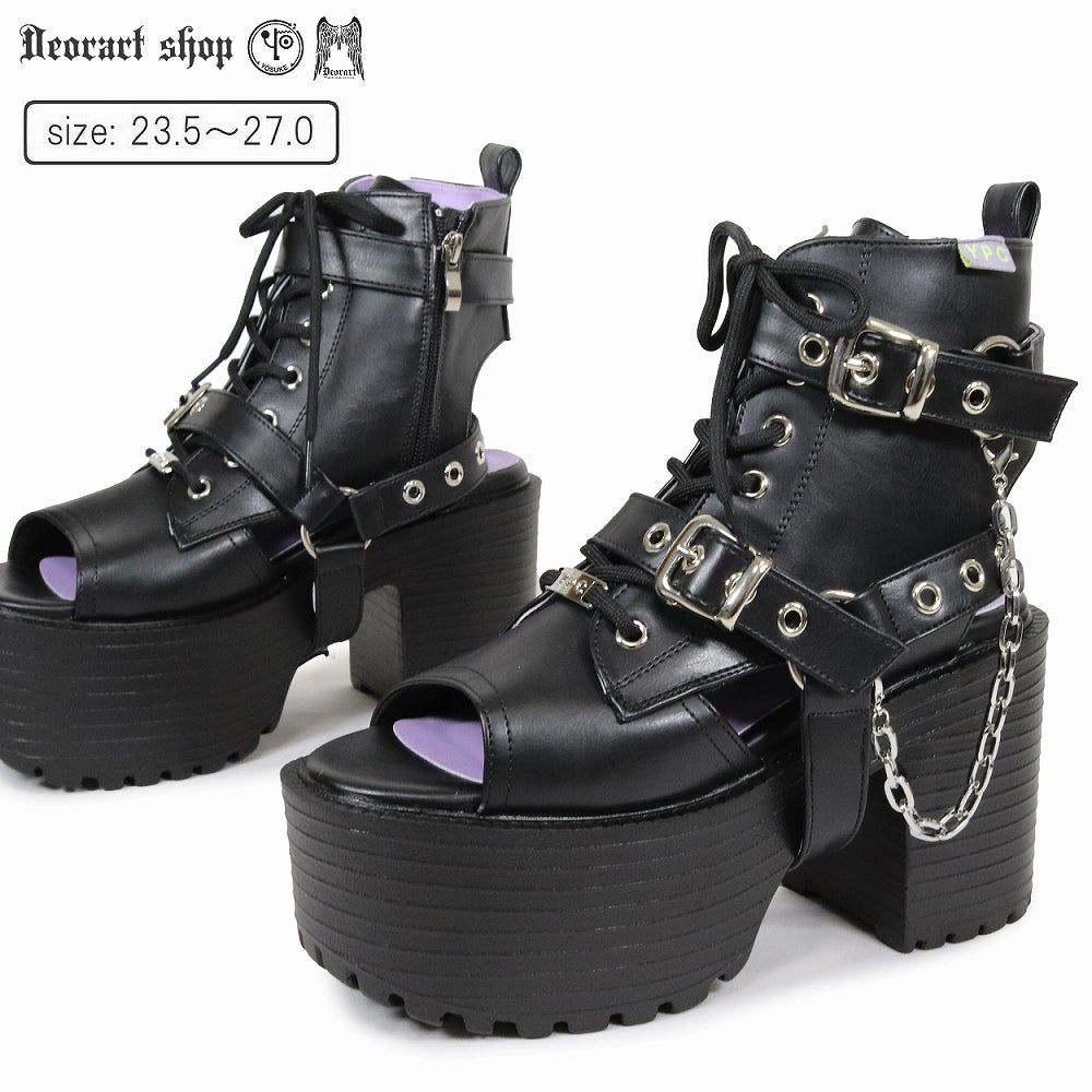 Deorart,ディオラート,通販,サンダル,ブーツサンダル,黒,ブラック,シューズ,厚底ブーツ,ショートブーツ,かっこいい,メンズ,レディース,ゴシック,V系,地雷系,原宿,歩きやすい,疲れにくい