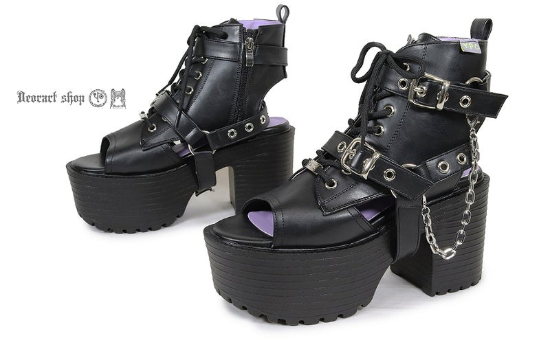 Deorart,ディオラート,通販,サンダル,ブーツサンダル,黒,ブラック,シューズ,厚底ブーツ,ショートブーツ,かっこいい,メンズ,レディース,ゴシック,V系,地雷系,原宿,歩きやすい,疲れにくい