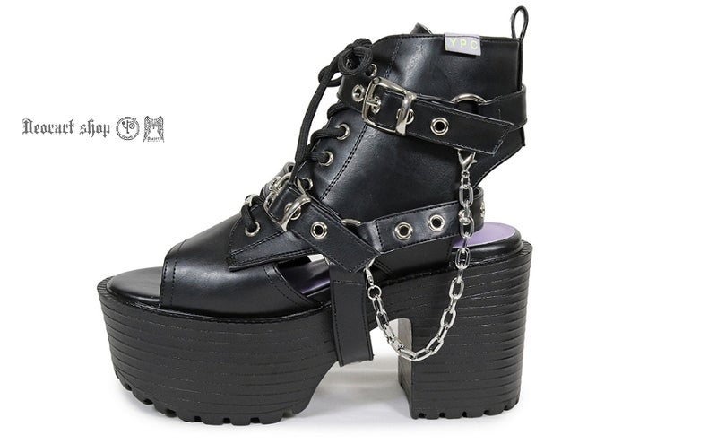 Deorart,ディオラート,通販,サンダル,ブーツサンダル,黒,ブラック,シューズ,厚底ブーツ,ショートブーツ,かっこいい,メンズ,レディース,ゴシック,V系,地雷系,原宿,歩きやすい,疲れにくい