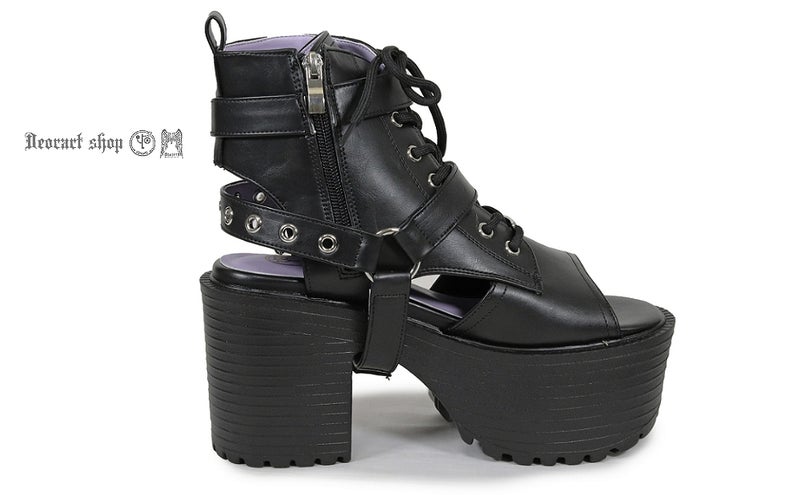 Deorart,ディオラート,通販,サンダル,ブーツサンダル,黒,ブラック,シューズ,厚底ブーツ,ショートブーツ,かっこいい,メンズ,レディース,ゴシック,V系,地雷系,原宿,歩きやすい,疲れにくい