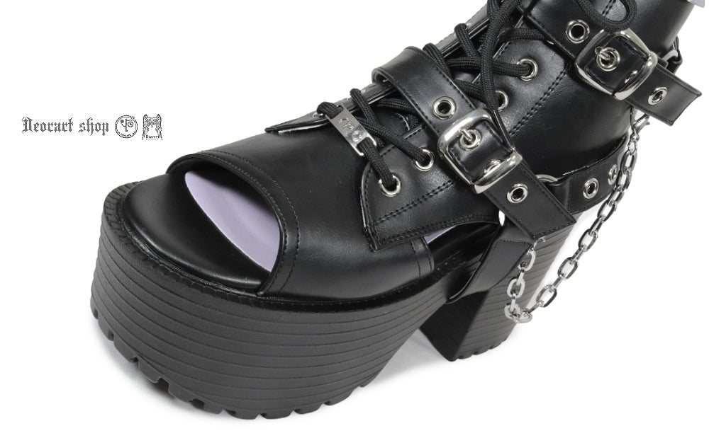 Deorart,ディオラート,通販,サンダル,ブーツサンダル,黒,ブラック,シューズ,厚底ブーツ,ショートブーツ,かっこいい,メンズ,レディース,ゴシック,V系,地雷系,原宿,歩きやすい,疲れにくい