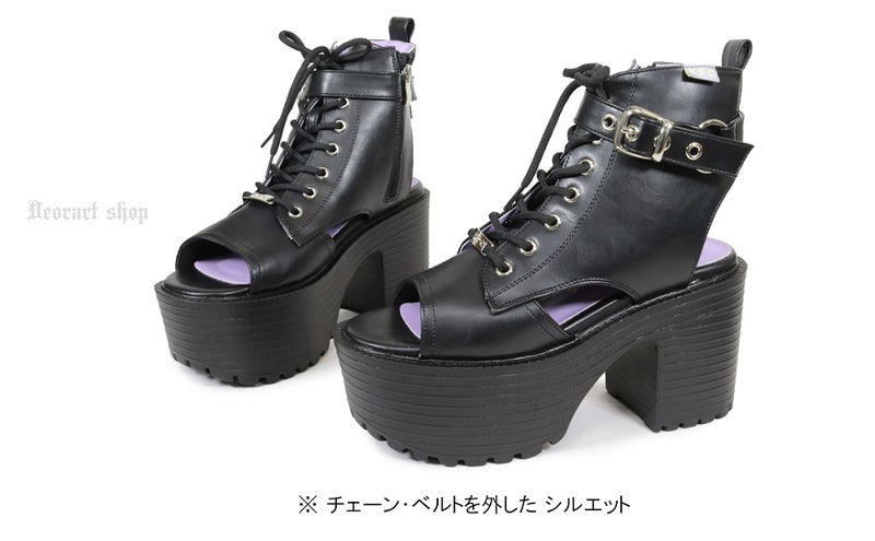 Deorart,ディオラート,通販,サンダル,ブーツサンダル,黒,ブラック,シューズ,厚底ブーツ,ショートブーツ,かっこいい,メンズ,レディース,ゴシック,V系,地雷系,原宿,歩きやすい,疲れにくい