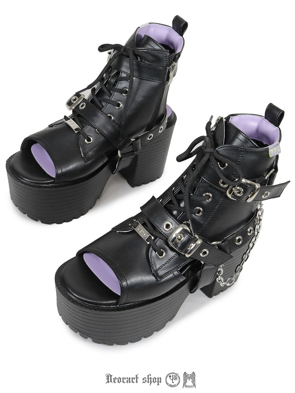 Deorart,ディオラート,通販,サンダル,ブーツサンダル,黒,ブラック,シューズ,厚底ブーツ,ショートブーツ,かっこいい,メンズ,レディース,ゴシック,V系,地雷系,原宿,歩きやすい,疲れにくい