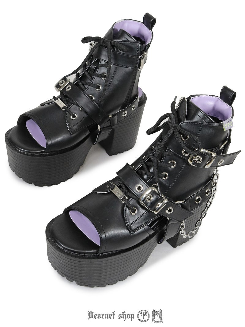 Deorart,ディオラート,通販,サンダル,ブーツサンダル,黒,ブラック,シューズ,厚底ブーツ,ショートブーツ,かっこいい,メンズ,レディース,ゴシック,V系,地雷系,原宿,歩きやすい,疲れにくい