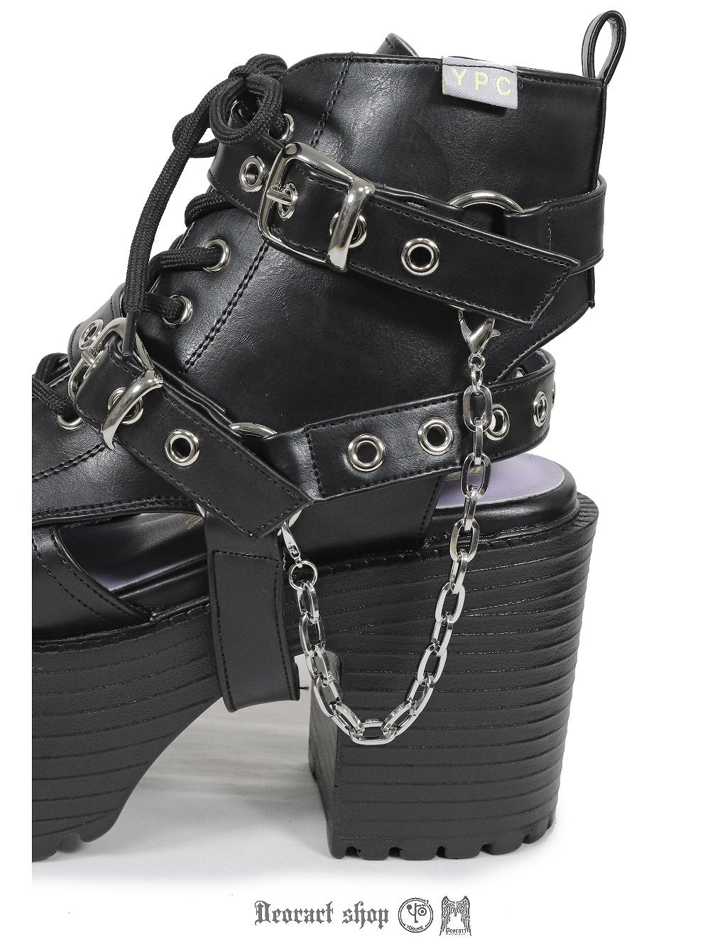 Deorart,ディオラート,通販,サンダル,ブーツサンダル,黒,ブラック,シューズ,厚底ブーツ,ショートブーツ,かっこいい,メンズ,レディース,ゴシック,V系,地雷系,原宿,歩きやすい,疲れにくい