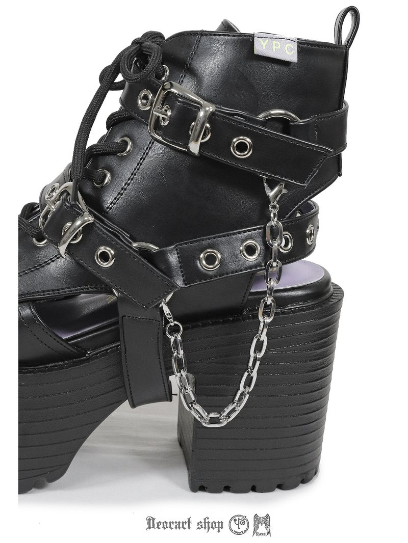 Deorart,ディオラート,通販,サンダル,ブーツサンダル,黒,ブラック,シューズ,厚底ブーツ,ショートブーツ,かっこいい,メンズ,レディース,ゴシック,V系,地雷系,原宿,歩きやすい,疲れにくい