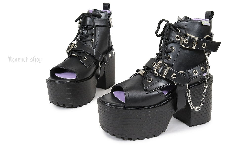 Deorart,ディオラート,通販,サンダル,ブーツサンダル,黒,ブラック,シューズ,厚底ブーツ,ショートブーツ,かっこいい,メンズ,レディース,ゴシック,V系,地雷系,原宿,歩きやすい,疲れにくい