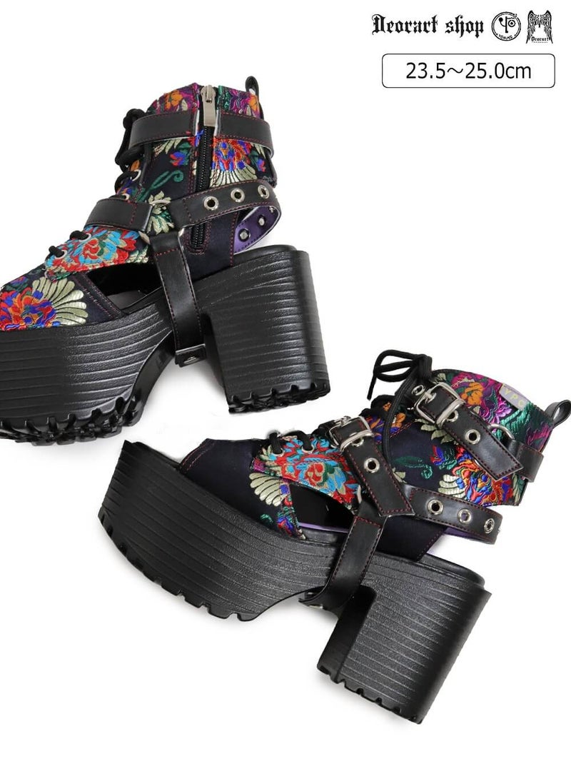 Deorart,ディオラート,通販,サンダル,ブーツサンダル,和柄,刺繍,シューズ,厚底ブーツ,ショートブーツ,かっこいい,メンズ,レディース,ゴシック,V系,地雷系,原宿,歩きやすい,疲れにくい