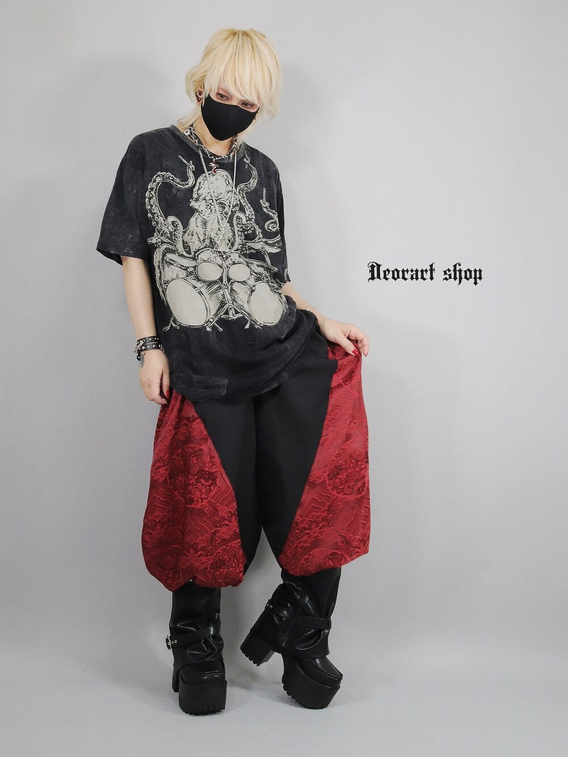 Deorart,ディオラート,通販,ファッション,Tシャツ,オーバーサイズ,ムラ染め,タイダイ,古着,ヴィンテージ,日本未発売,サイバーファッション,ゴス,ゴシック,クトゥルフ,クラーケン,悪魔,神話,平成レトロ,メンズ,レディス,emo,punk,cyber,japan,fashion,rock,harajyuku,