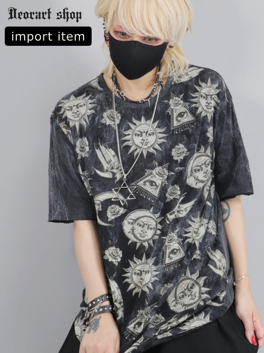 Deorart,ディオラート,通販,ファッション,Tシャツ,オーバーサイズ,ムラ染め,タイダイ,古着,ヴィンテージ,日本未発売,サイバーファッション,ゴス,ゴシック,クトゥルフ,クラーケン,悪魔,神話,平成レトロ,メンズ,レディス,emo,punk,cyber,japan,fashion,rock,harajyuku,