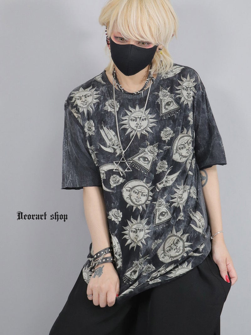 Deorart,ディオラート,通販,ファッション,Tシャツ,オーバーサイズ,ムラ染め,タイダイ,古着,ヴィンテージ,日本未発売,サイバーファッション,ゴス,ゴシック,クトゥルフ,クラーケン,悪魔,神話,平成レトロ,メンズ,レディス,emo,punk,cyber,japan,fashion,rock,harajyuku,