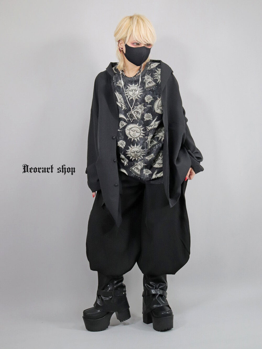 Deorart,ディオラート,通販,ファッション,Tシャツ,オーバーサイズ,ムラ染め,タイダイ,古着,ヴィンテージ,日本未発売,サイバーファッション,ゴス,ゴシック,クトゥルフ,クラーケン,悪魔,神話,平成レトロ,メンズ,レディス,emo,punk,cyber,japan,fashion,rock,harajyuku,