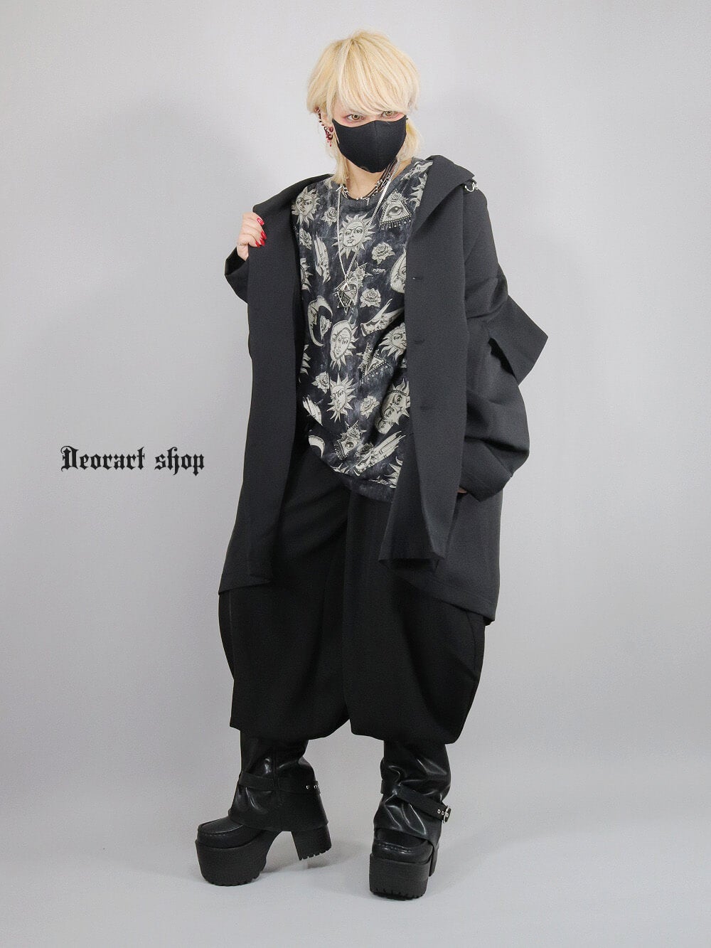 Deorart,ディオラート,通販,ファッション,Tシャツ,オーバーサイズ,ムラ染め,タイダイ,古着,ヴィンテージ,日本未発売,サイバーファッション,ゴス,ゴシック,クトゥルフ,クラーケン,悪魔,神話,平成レトロ,メンズ,レディス,emo,punk,cyber,japan,fashion,rock,harajyuku,