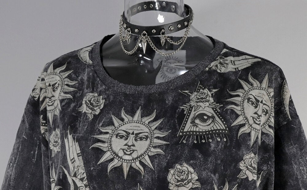 Deorart,ディオラート,通販,ファッション,Tシャツ,オーバーサイズ,ムラ染め,タイダイ,古着,ヴィンテージ,日本未発売,サイバーファッション,ゴス,ゴシック,クトゥルフ,クラーケン,悪魔,神話,平成レトロ,メンズ,レディス,emo,punk,cyber,japan,fashion,rock,harajyuku,