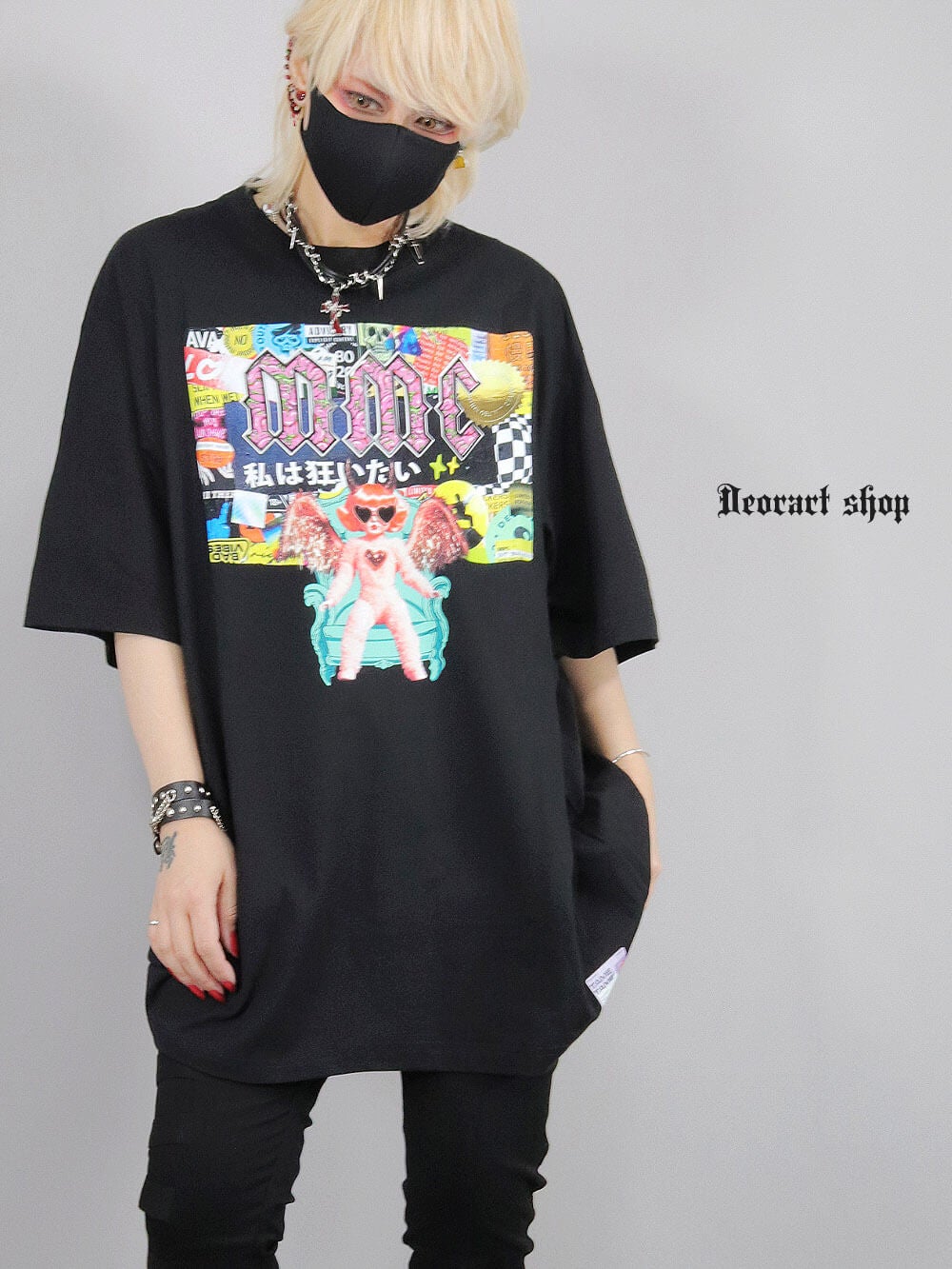 Deorart,ディオラート,通販,Y2K,Tシャツ,オーバーサイズ,BIGサイズ,古着,ヴィンテージ,日本未発売,サイバーポップ,サイバーファッション,ゴス,ゴシック,レトロゲーム,ピコピコ,平成レトロ,メンズ,レディス,V系,emo,punk,cyber,japan,fashion,rock,harajyuku,大きいサイズ,モード,服