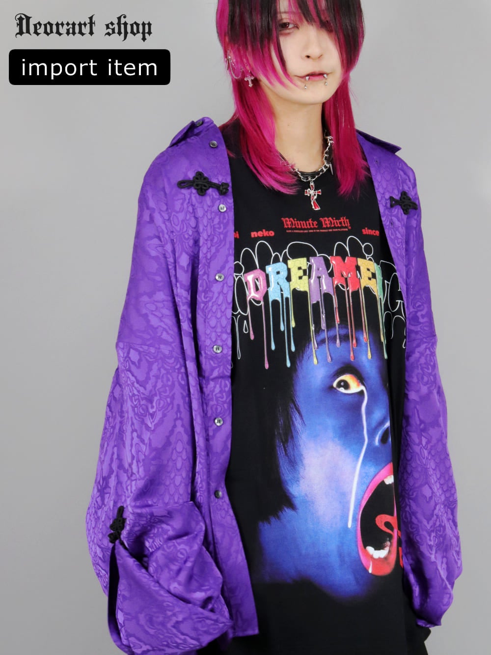 Deorart,ディオラート,通販,Y2K,Tシャツ,オーバーサイズ,BIGサイズ,古着,ヴィンテージ,日本未発売,サイバーポップ,サイバーファッション,ゴス,ゴシック,レトロゲーム,ピコピコ,平成レトロ,メンズ,レディス,V系,emo,punk,cyber,japan,fashion,rock,harajyuku,大きいサイズ,モード,服