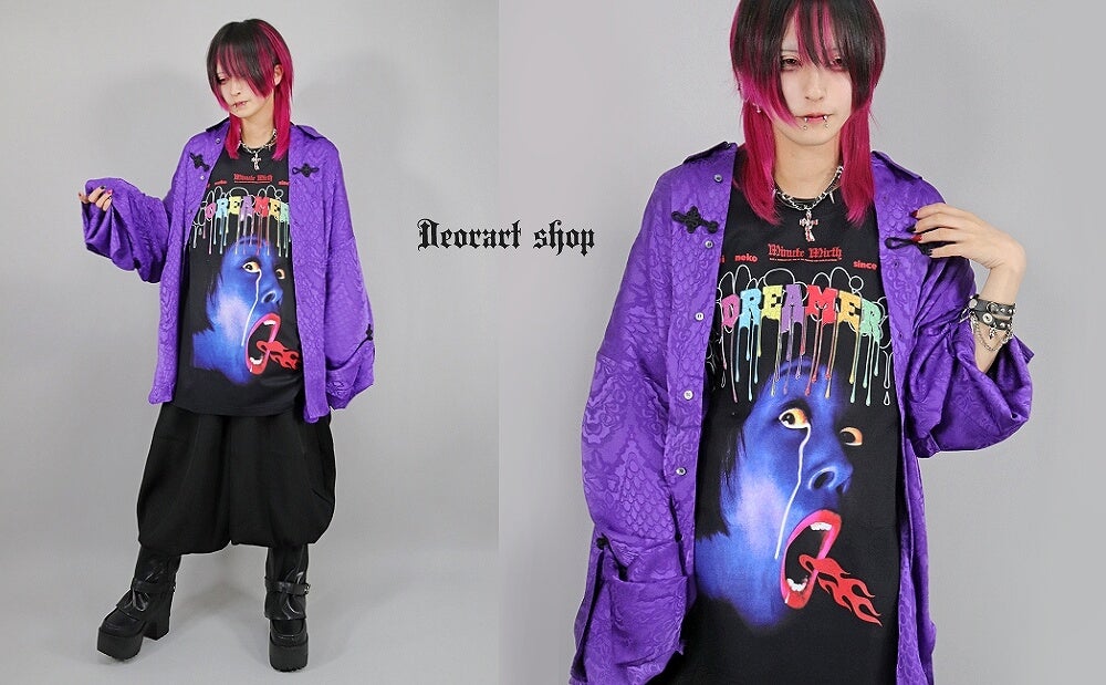 Deorart,ディオラート,通販,Y2K,Tシャツ,オーバーサイズ,BIGサイズ,古着,ヴィンテージ,日本未発売,サイバーポップ,サイバーファッション,ゴス,ゴシック,レトロゲーム,ピコピコ,平成レトロ,メンズ,レディス,V系,emo,punk,cyber,japan,fashion,rock,harajyuku,大きいサイズ,モード,服