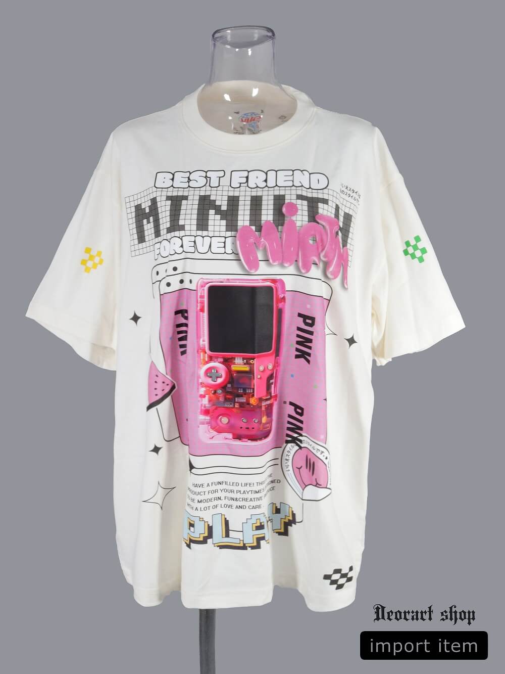 Deorart,ディオラート,通販,Y2K,Tシャツ,オーバーサイズ,BIGサイズ,古着,ヴィンテージ,日本未発売,サイバーポップ,サイバーファッション,ゴス,ゴシック,レトロゲーム,ピコピコ,平成レトロ,メンズ,レディス,V系,emo,punk,cyber,japan,fashion,rock,harajyuku,大きいサイズ,モード,服