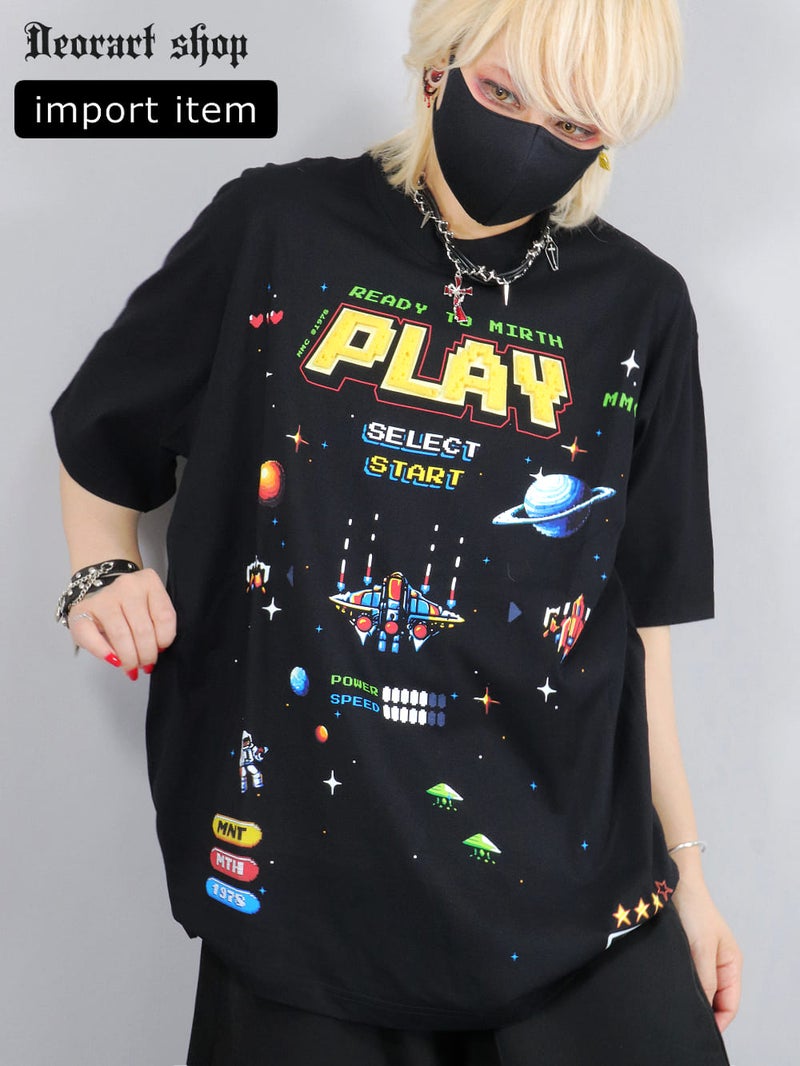 Deorart,ディオラート,通販,レトロ,Y2K,ファッション,Tシャツ,オーバーサイズ,BIGサイズ,古着,ヴィンテージ,日本未発売,サイバーポップ,サイバーファッション,ゴス,ゴシック,レトロゲーム,ピコピコ,平成レトロ,メンズ,レディス,V系,emo,punk,cyber,japan,fashion,rock,harajyuku,大きいサイズ,モード,服