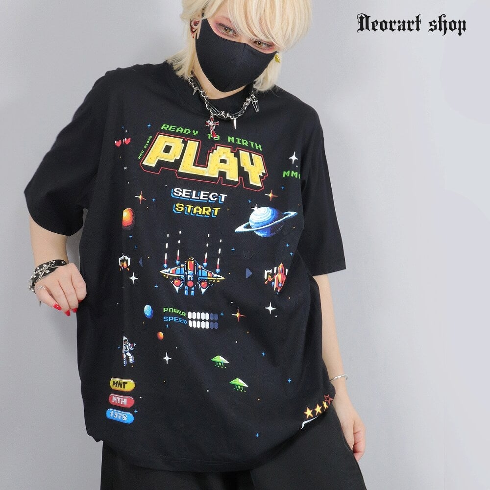 Deorart,ディオラート,通販,レトロ,Y2K,ファッション,Tシャツ,オーバーサイズ,BIGサイズ,古着,ヴィンテージ,日本未発売,サイバーポップ,サイバーファッション,ゴス,ゴシック,レトロゲーム,ピコピコ,平成レトロ,メンズ,レディス,V系,emo,punk,cyber,japan,fashion,rock,harajyuku,大きいサイズ,モード,服