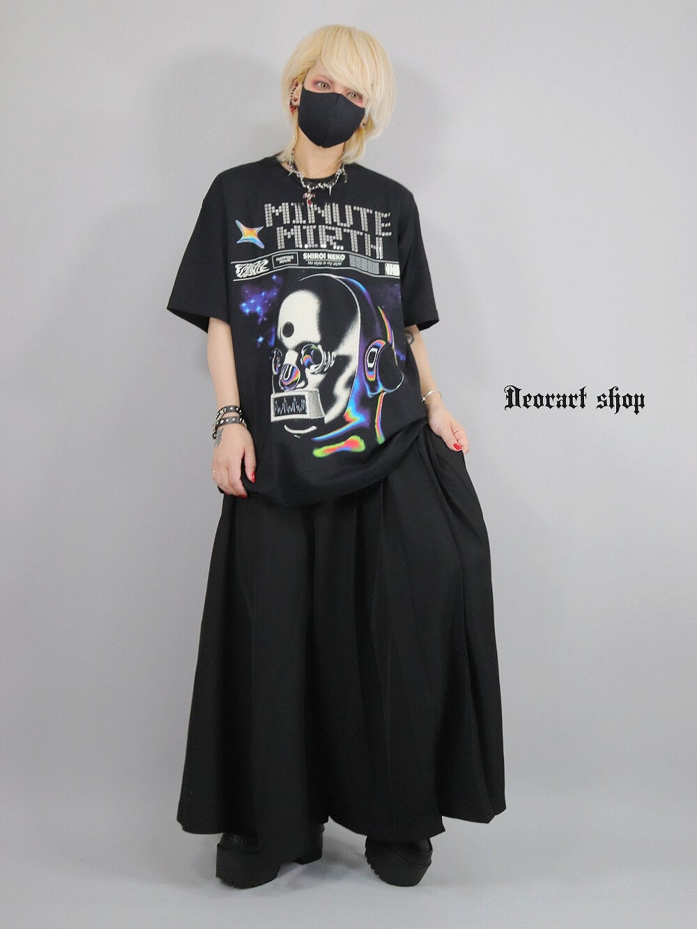 ØMI オーバーサイズT IPT010 オーバーサイズTシャツ [ コズミック・サイバー ] | Deorart shop