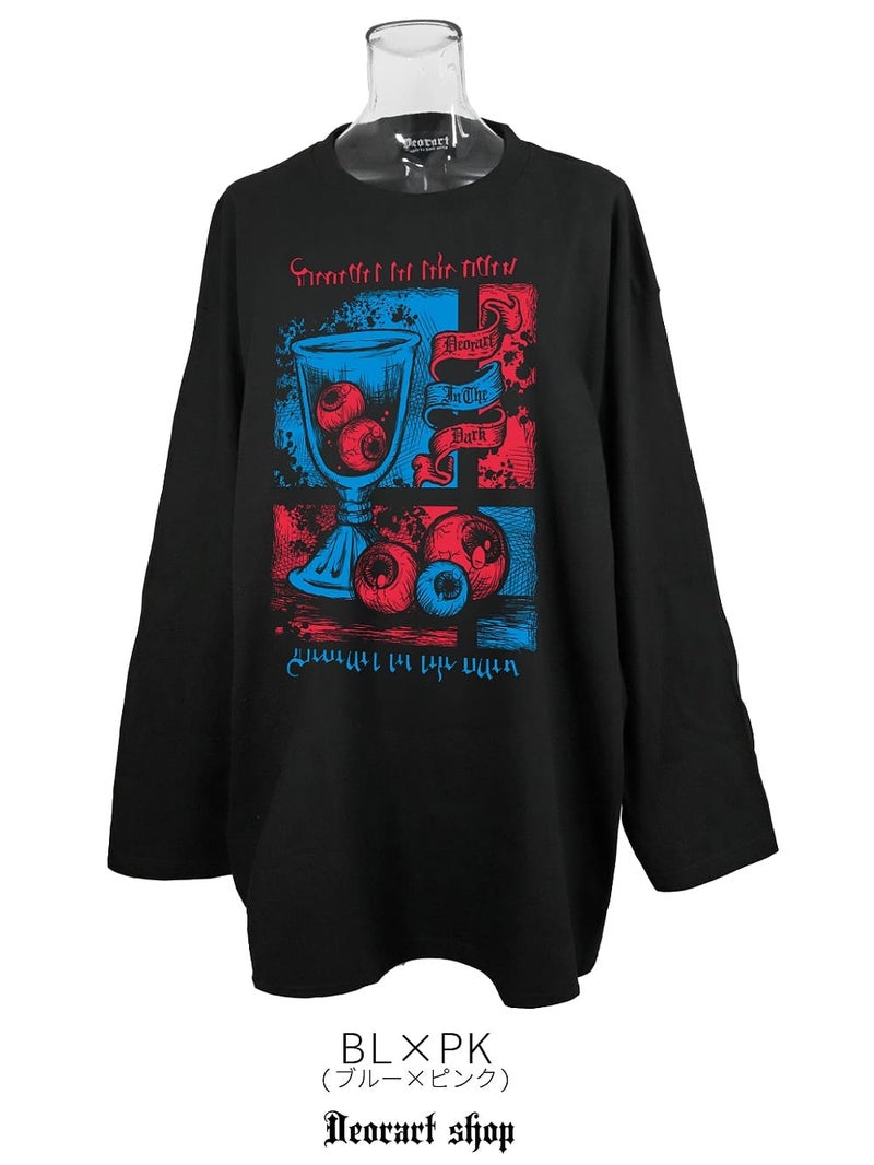 Deorart,ディオラート,通販,ゴシック,目玉,眼球,ホラー,オカルト,Tシャツ,病み,地雷系,オーバーサイズ,ビッグT,メンズ,レディス,通販,ファッション,サブカル,ブランド