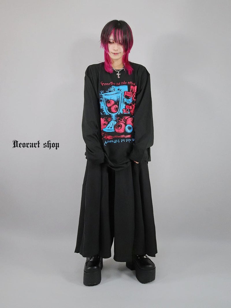 Deorart,ディオラート,通販,ゴシック,目玉,眼球,ホラー,オカルト,Tシャツ,病み,地雷系,オーバーサイズ,ビッグT,メンズ,レディス,通販,ファッション,サブカル,ブランド