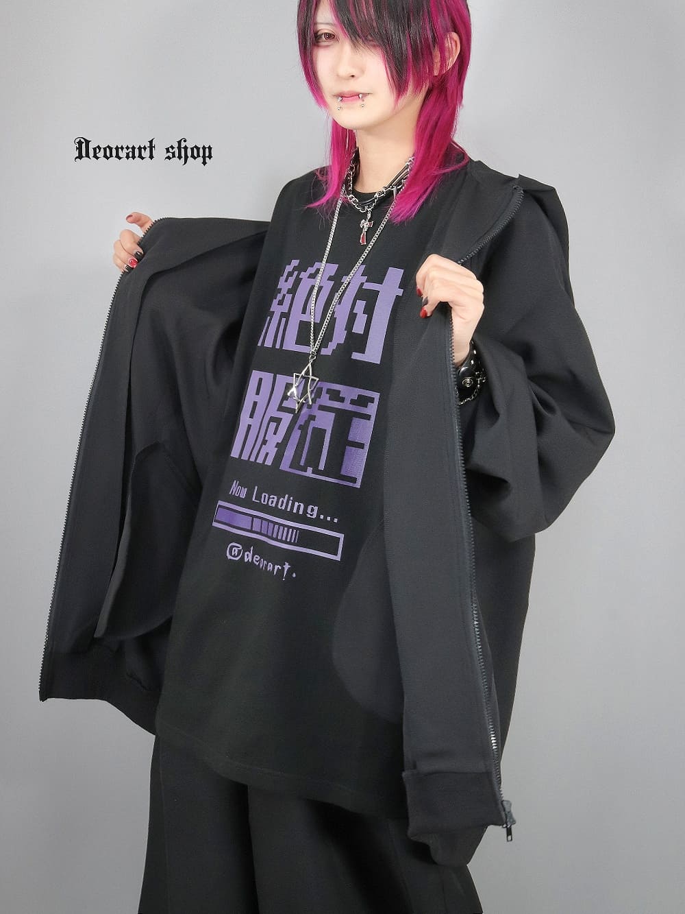 Deorart,ディオラート,通販,ゴシック,文字T,漢字T,バンド,ライブ,オカルト,Tシャツ,病み,メンヘラ,地雷系,オーバーサイズ,ビッグT,メンズ,レディス,通販,ファッション,サブカル,ブランド,emopunk,emo,fashion,KANJI,KAWAII,Vkei