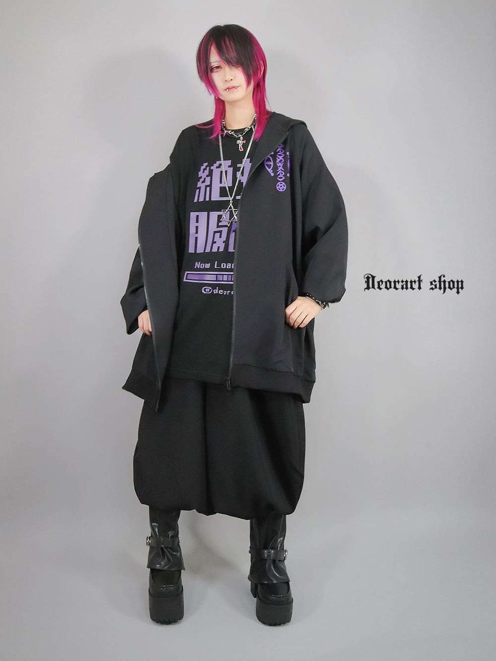 Deorart,ディオラート,通販,ゴシック,文字T,漢字T,バンド,ライブ,オカルト,Tシャツ,病み,メンヘラ,地雷系,オーバーサイズ,ビッグT,メンズ,レディス,通販,ファッション,サブカル,ブランド,emopunk,emo,fashion,KANJI,KAWAII,Vkei