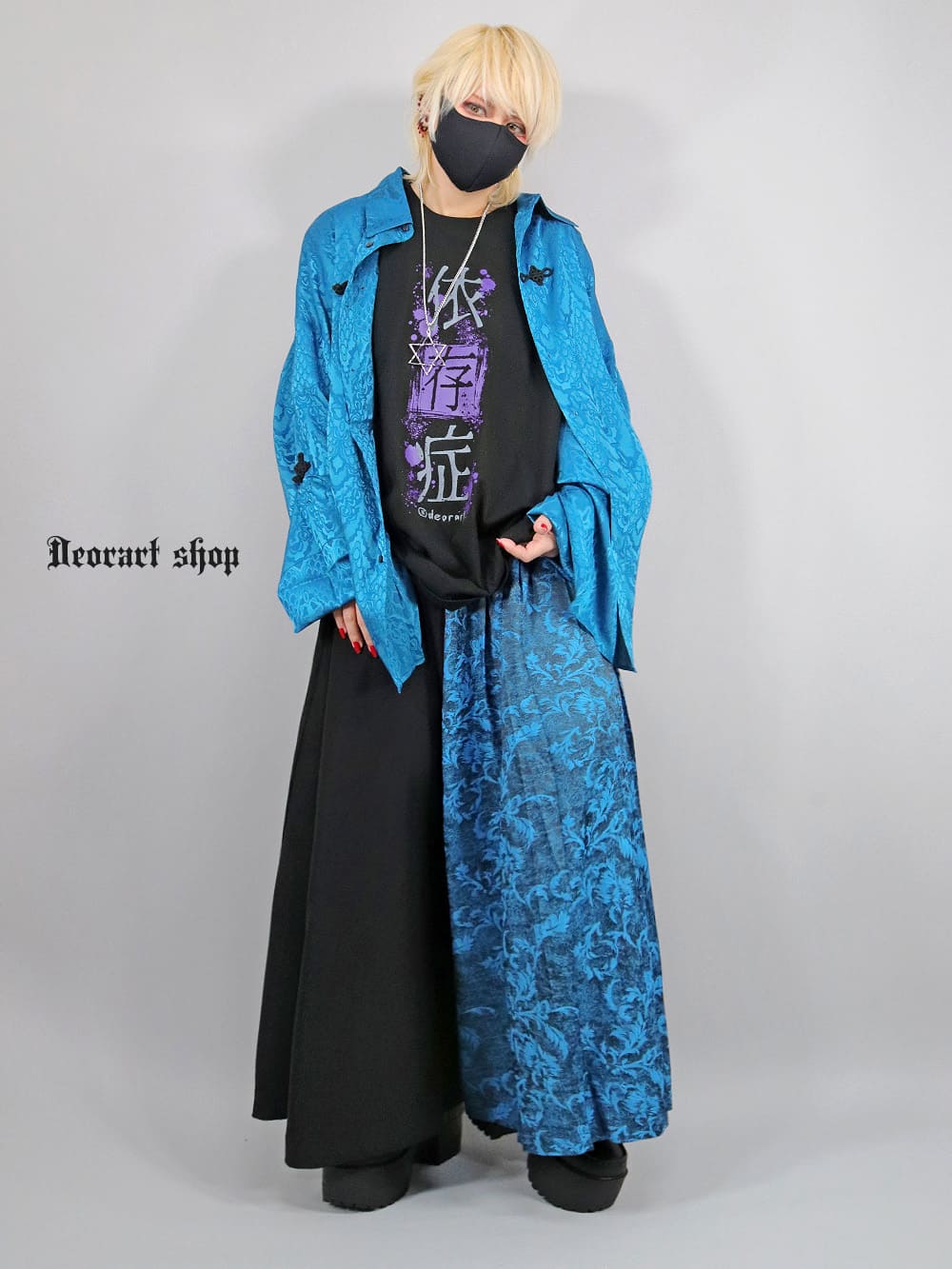 Deorart,ディオラート,通販,ゴシック,文字T,漢字T,バンド,ライブ,オカルト,Tシャツ,病み,メンヘラ,地雷系,オーバーサイズ,ビッグT,メンズ,レディス,通販,ファッション,サブカル,ブランド,emopunk,emo,fashion,KANJI,KAWAII,Vkei