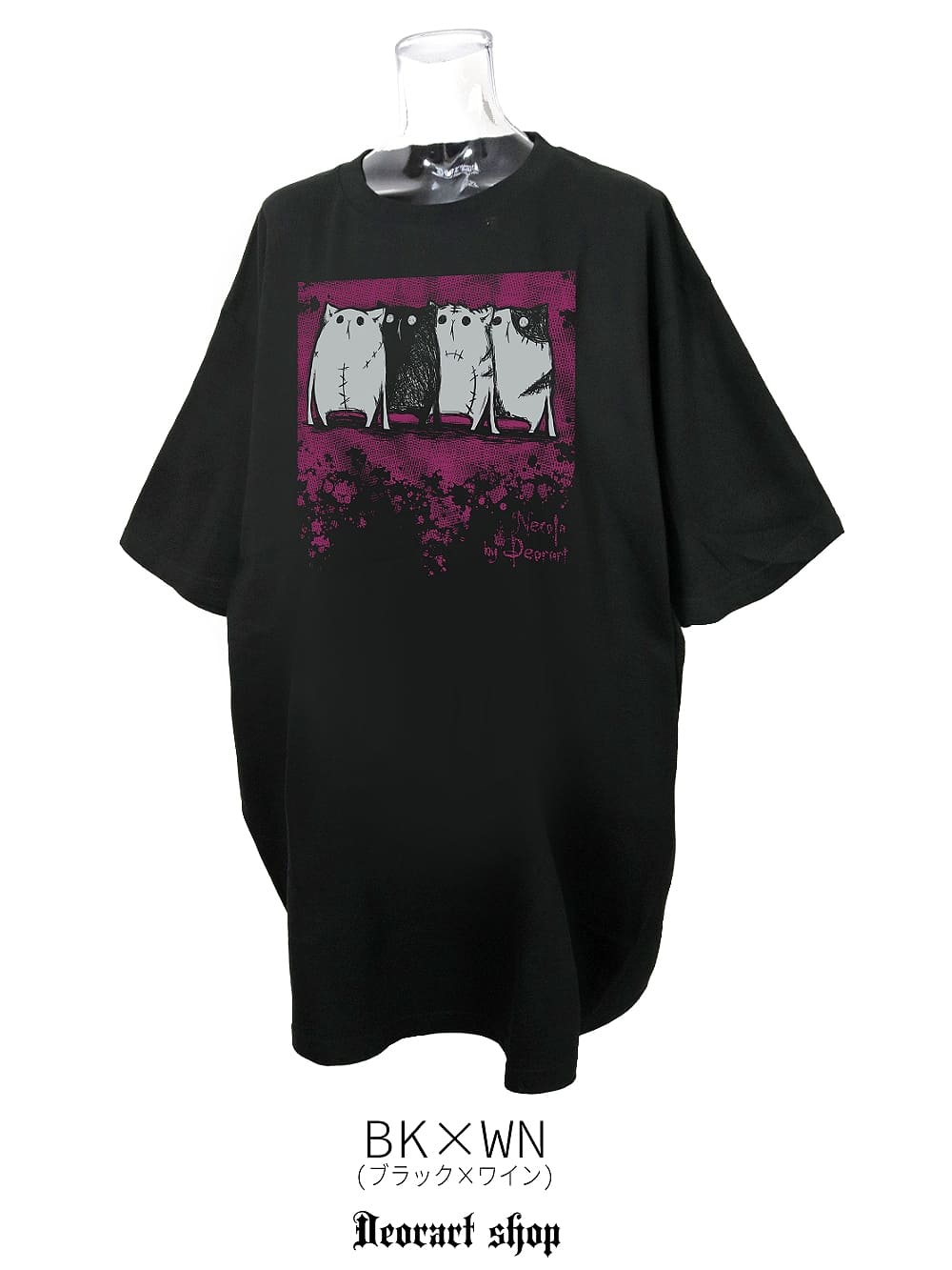 Deorart,ディオラート,通販,ゴシック,NECOLA,ネコラ,猫,キャラクター,ライブ,オカルト,Tシャツ,病み,メンヘラ,地雷系,オーバーサイズ,ビッグT,メンズ,レディス,通販,ファッション,サブカル,ブランド,emopunk,emo,fashion,KANJI,KAWAII,Vkei