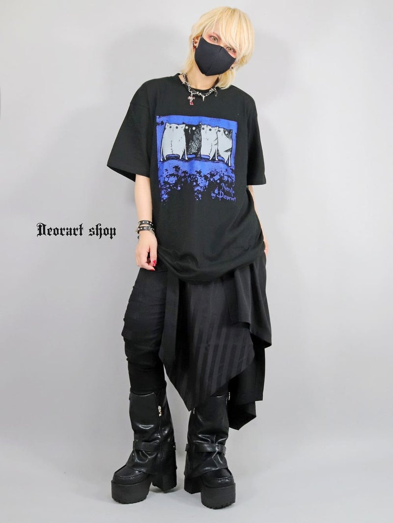 Deorart,ディオラート,通販,ゴシック,NECOLA,ネコラ,猫,キャラクター,ライブ,オカルト,Tシャツ,病み,メンヘラ,地雷系,オーバーサイズ,ビッグT,メンズ,レディス,通販,ファッション,サブカル,ブランド,emopunk,emo,fashion,KANJI,KAWAII,Vkei