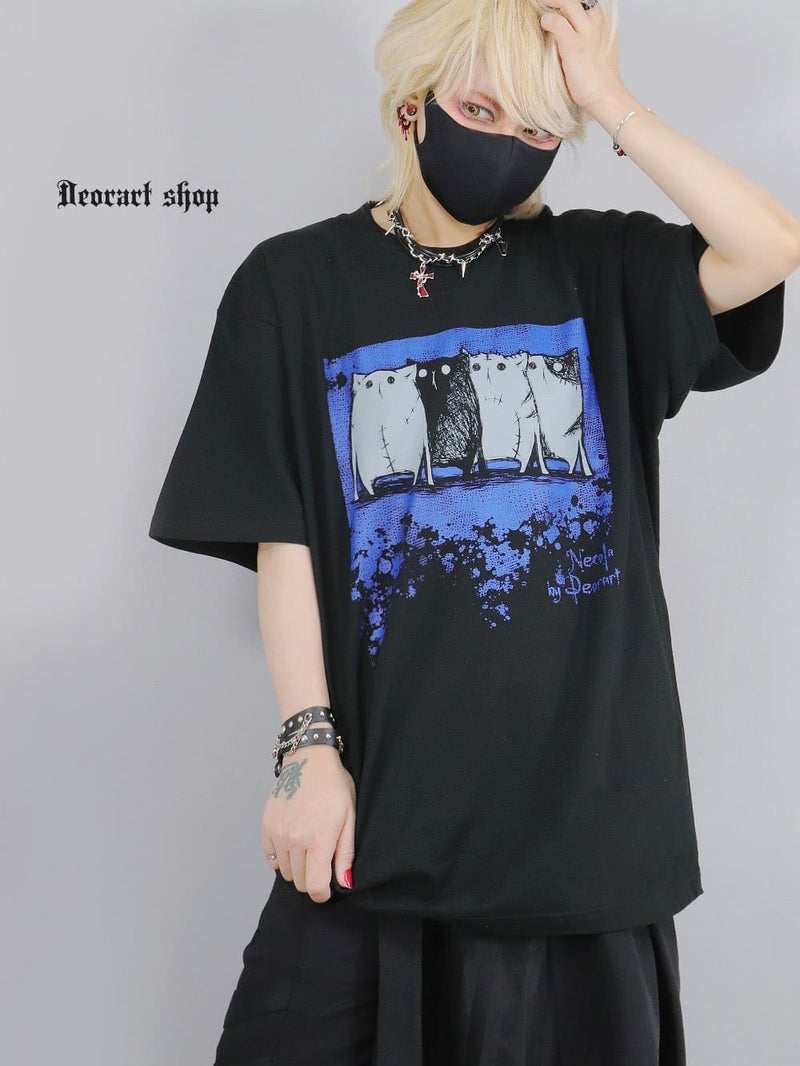 Deorart,ディオラート,通販,ゴシック,NECOLA,ネコラ,猫,キャラクター,ライブ,オカルト,Tシャツ,病み,メンヘラ,地雷系,オーバーサイズ,ビッグT,メンズ,レディス,通販,ファッション,サブカル,ブランド,emopunk,emo,fashion,KANJI,KAWAII,Vkei