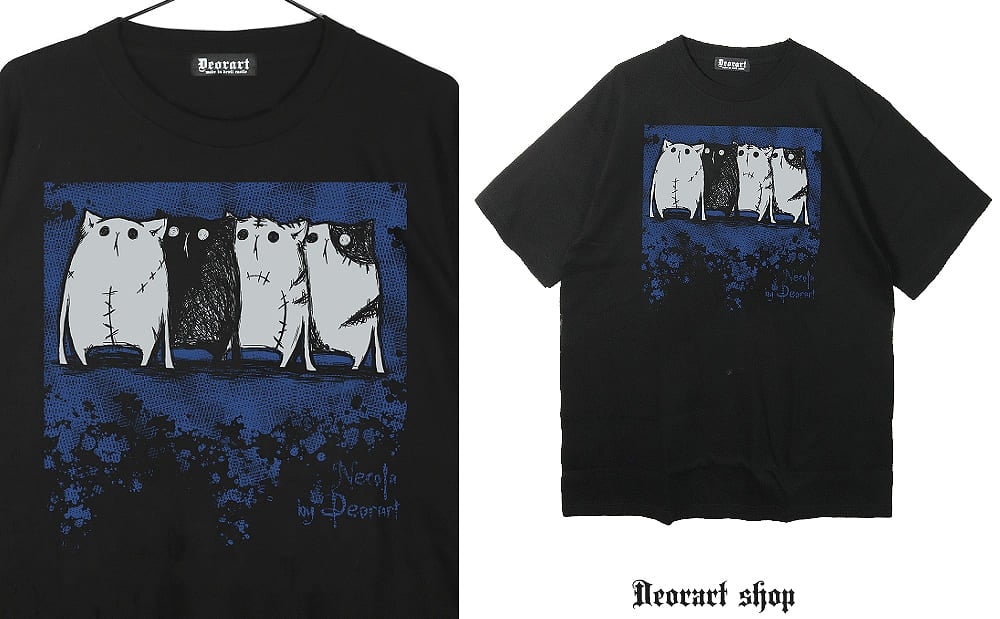Deorart,ディオラート,通販,ゴシック,NECOLA,ネコラ,猫,キャラクター,ライブ,オカルト,Tシャツ,病み,メンヘラ,地雷系,オーバーサイズ,ビッグT,メンズ,レディス,通販,ファッション,サブカル,ブランド,emopunk,emo,fashion,KANJI,KAWAII,Vkei