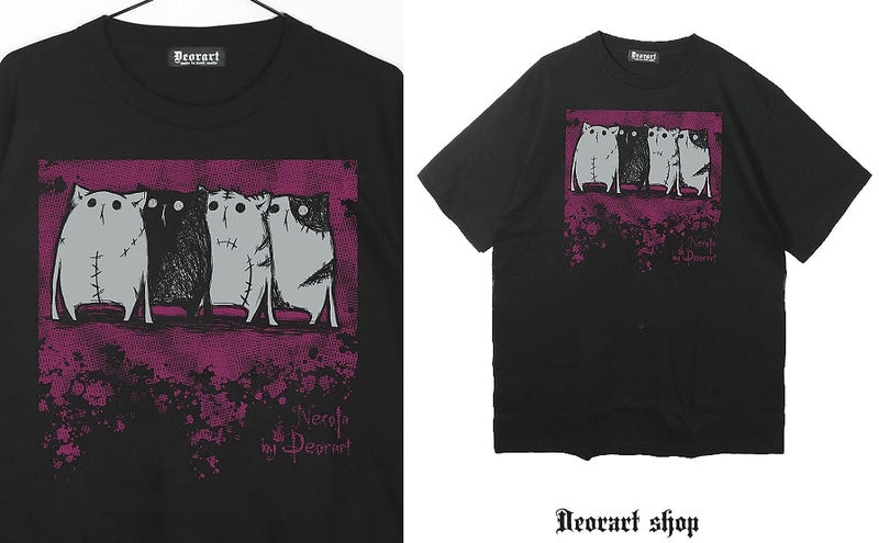 Deorart,ディオラート,通販,ゴシック,NECOLA,ネコラ,猫,キャラクター,ライブ,オカルト,Tシャツ,病み,メンヘラ,地雷系,オーバーサイズ,ビッグT,メンズ,レディス,通販,ファッション,サブカル,ブランド,emopunk,emo,fashion,KANJI,KAWAII,Vkei