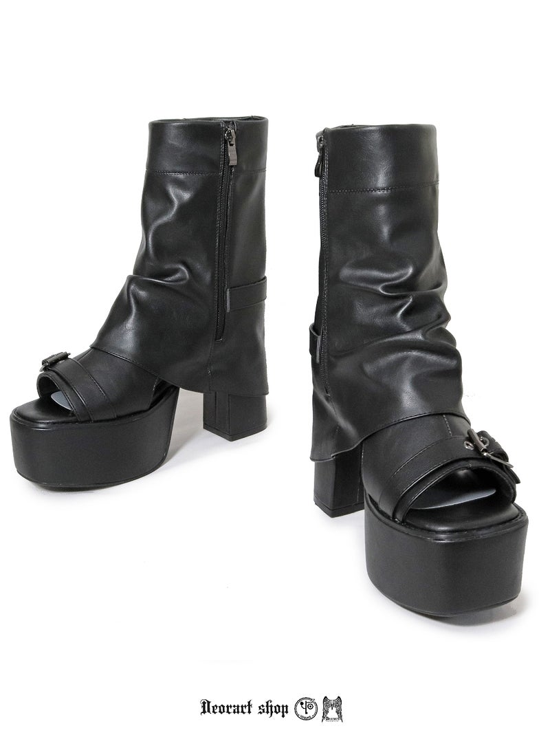 Deorart,ディオラート,通販,サンダル,ブーツサンダル,黒,ブラック,シューズ,厚底ブーツ,ショートブーツ,かっこいい,メンズ,レディース,ゴシック,V系,地雷系,原宿,歩きやすい,疲れにくい